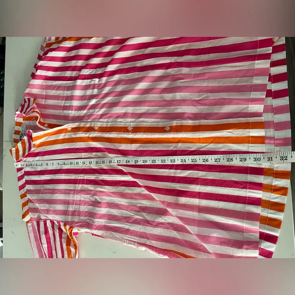 Beach Riot | Alexa Cotton Top in Sunset Stripes - Picture 6 of 8